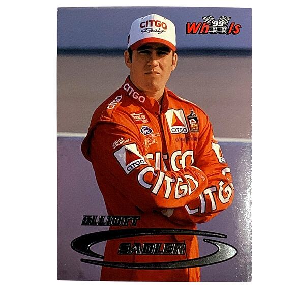 Elliott Sadler, Sponsor: Citgo, Card 29, 1999 Wheels NASCAR Winston Cup, NM+ - Picture 2 of 4